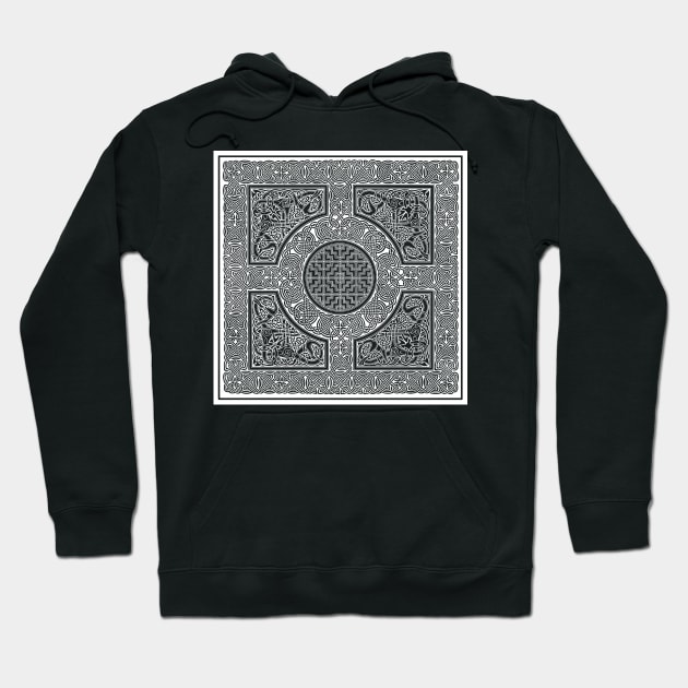 Segment from a Lindisfarne Gospels Page Hoodie by Dysis23A